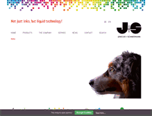 Tablet Screenshot of js-druckfarben.de